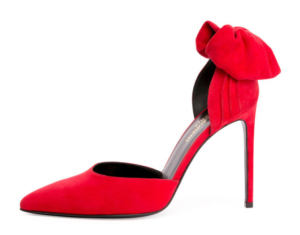 saint laurent bow pumps