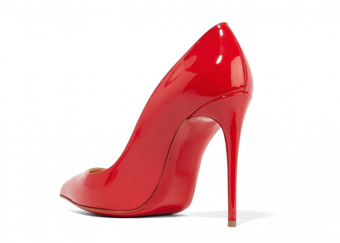 CHRISTIAN LOUBOUTIN Pigalle Follies 100 patent-leather pumps – Shoes Post
