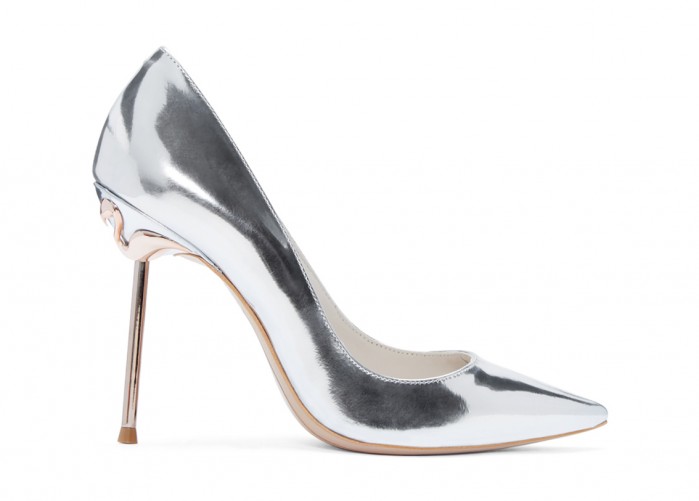 Sophia Webster Silver Coco Flamingo Heels – Shoes Post