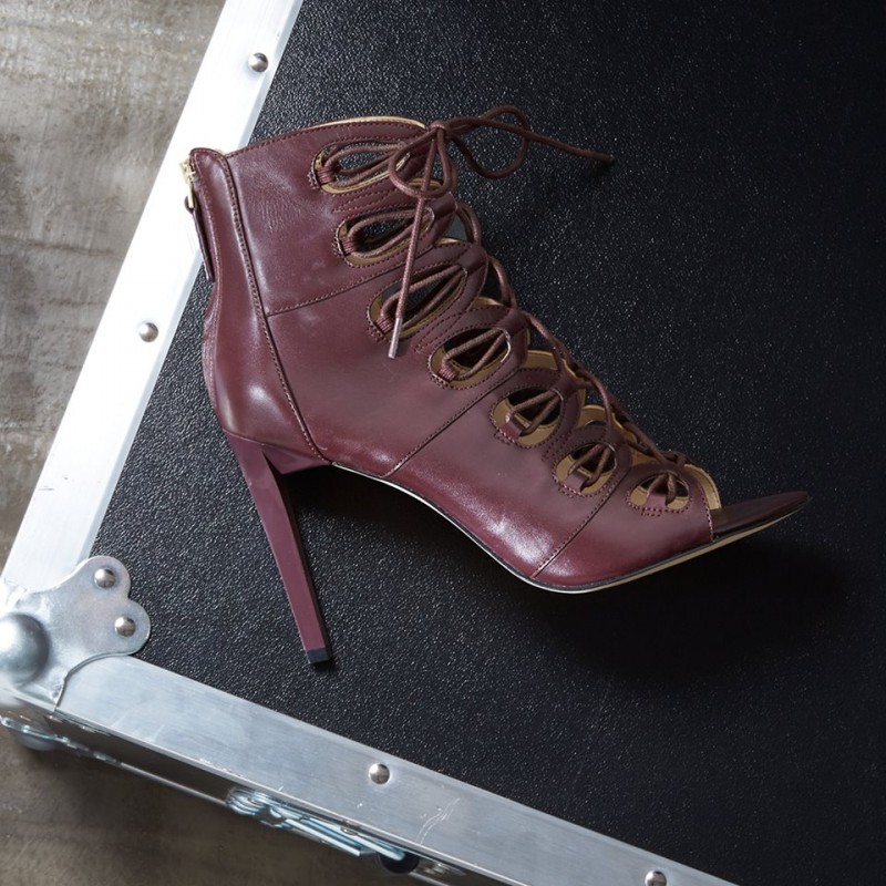 nine west caged heels