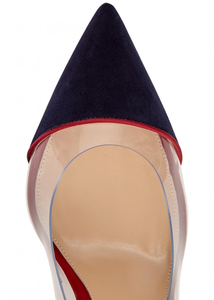 GIANVITO ROSSI Plexi suede and Perspex pumps – Shoes Post