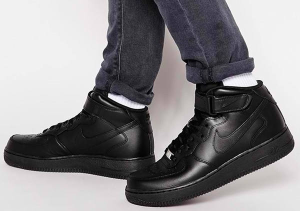 Fashion-runway-asos-Nike-Air-Force-1-Mid-apos07-Trainers-315123-001-Black