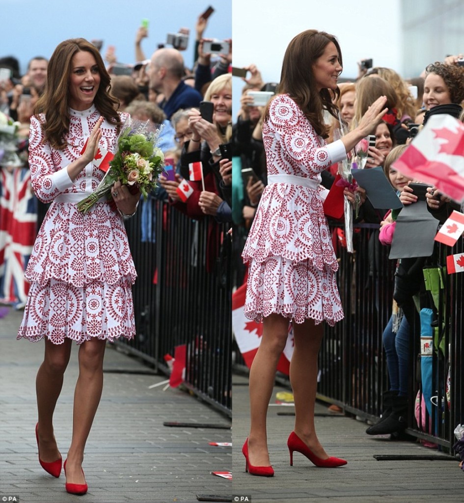 Kate Middleton Oozes Elegance and Romance in Tiered Frock as She Visits ...