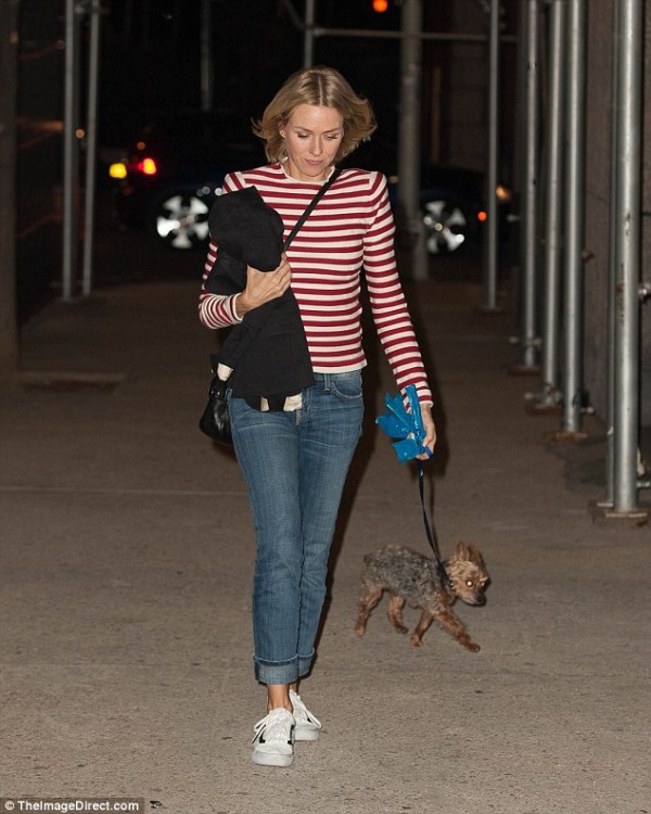 Naomi Watts Keeps It Neat and Nautical in NYC Amidst Divorce