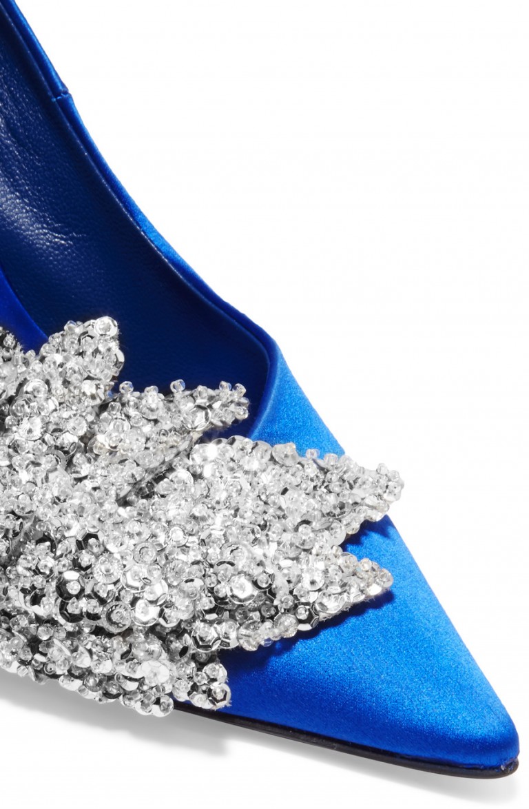 balenciaga embellished heels