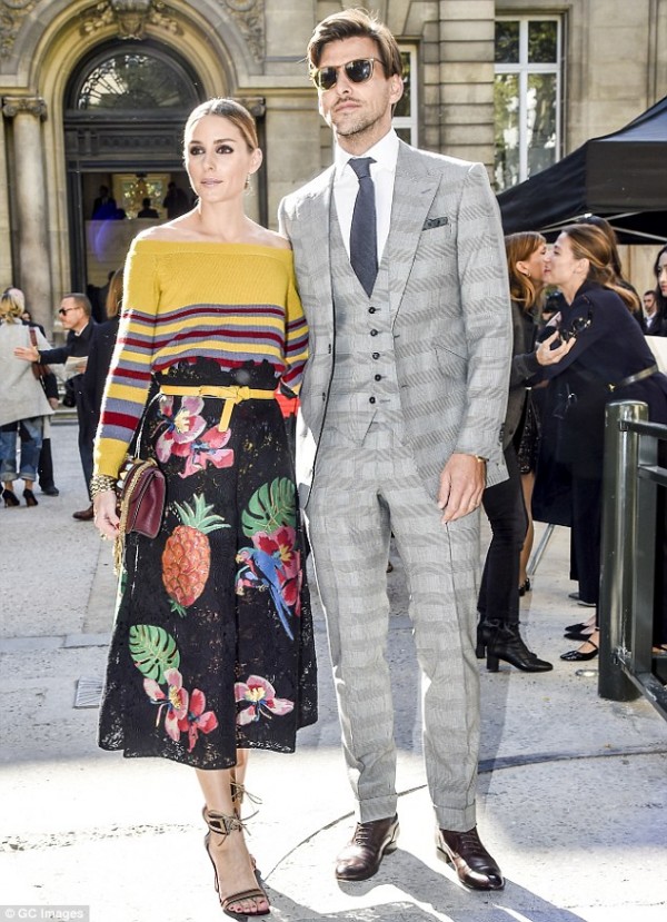 Olivia Palermo Is the Epitome of Chic in Pattern-on-Print Pairing at ...