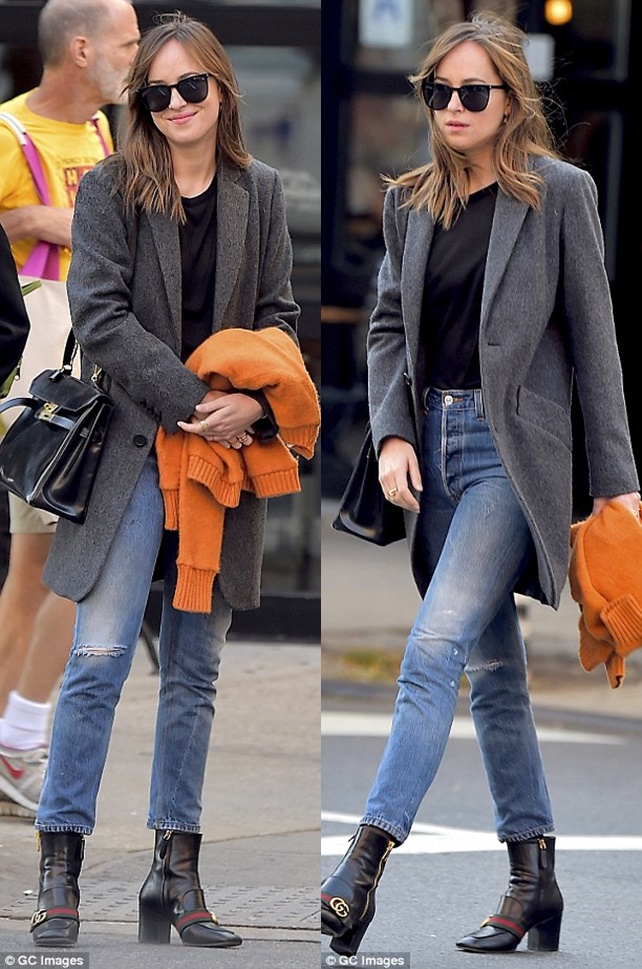 dakota johnson gucci boots