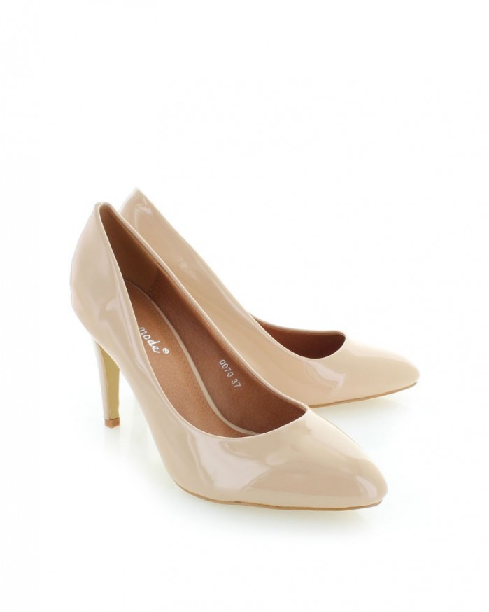 beige t strap pumps