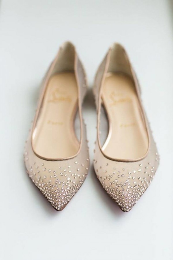 louboutin follies strass flats