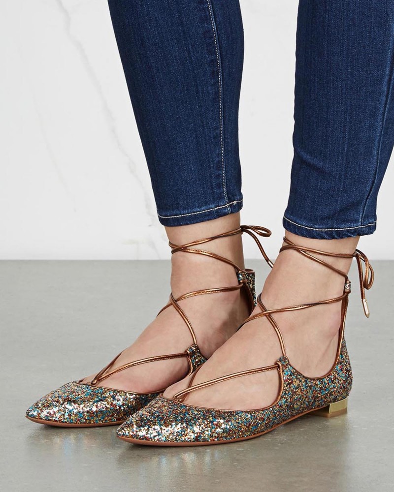 aquazzura christy flats