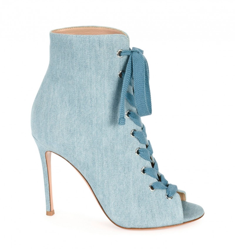 gianvito rossi denim booties