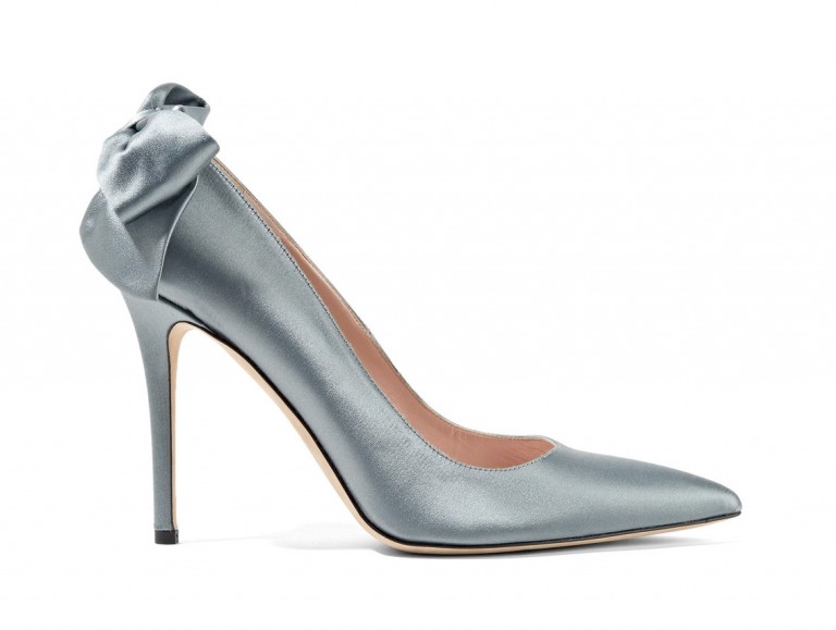 sjp lucille satin bow pump