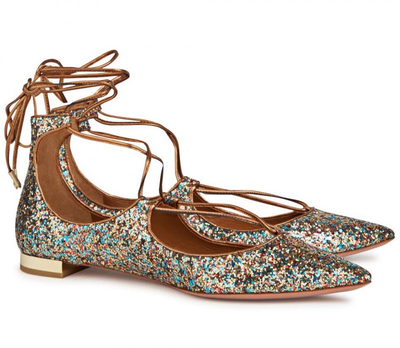 aquazzura christy flats