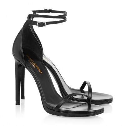SAINT LAURENT Jane leather sandals – Shoes Post