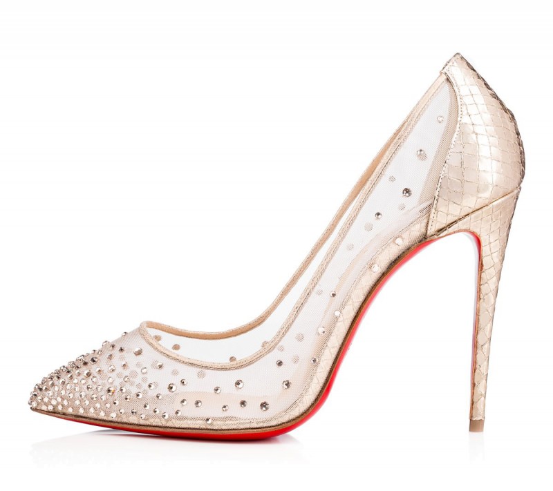 Christian Louboutin Follies Strass 100 mm – Shoes Post