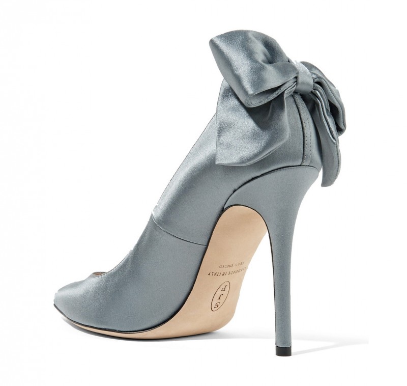 pointed perspex block heels