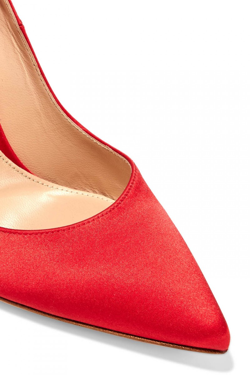 gianvito rossi satin pumps