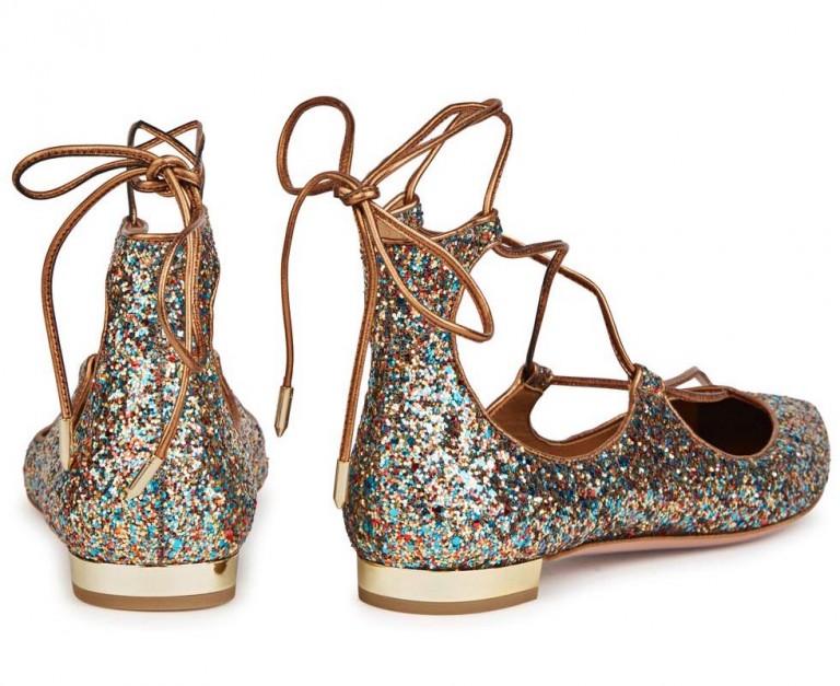 aquazzura christy flats