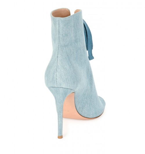 gianvito rossi denim booties