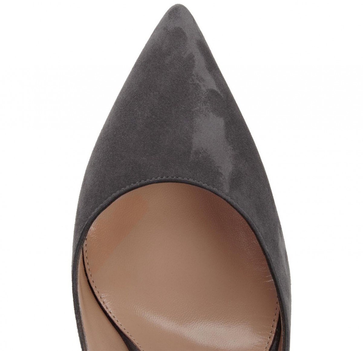 GIANVITO ROSSI Sofia grey suede pumps Shoes Post