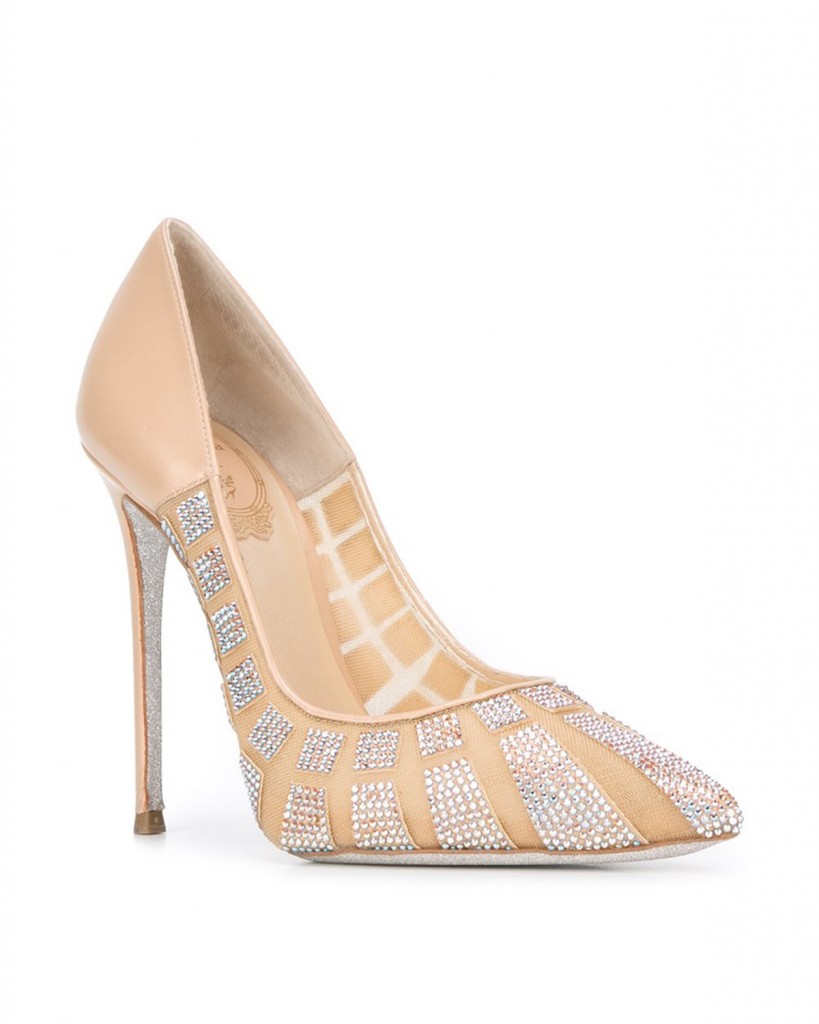 RENÉ CAOVILLA embellished pointed toe pumps – Shoes Post
