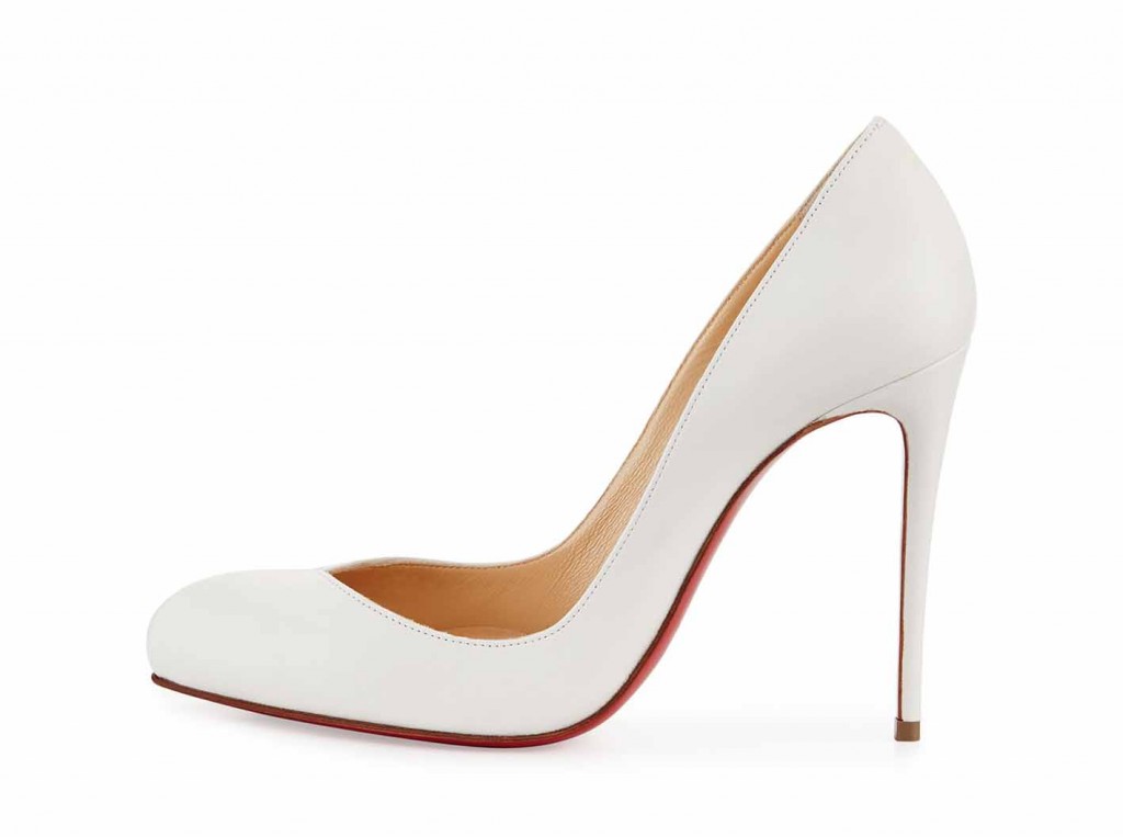 Christian Louboutin Breche Leather 100mm Red Sole Pump – Shoes Post