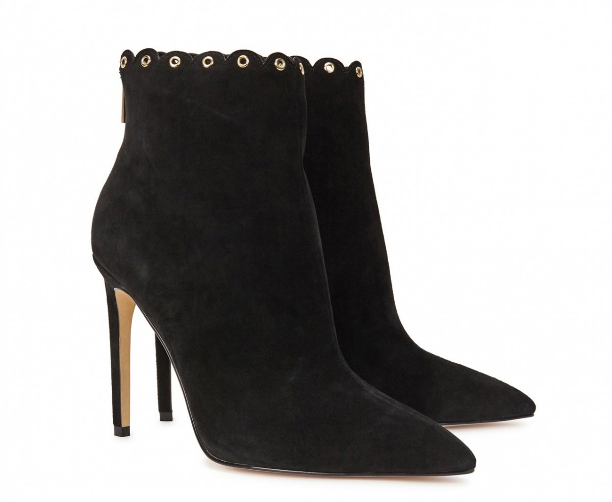 RAYE Tetra black suede ankle boots – Shoes Post