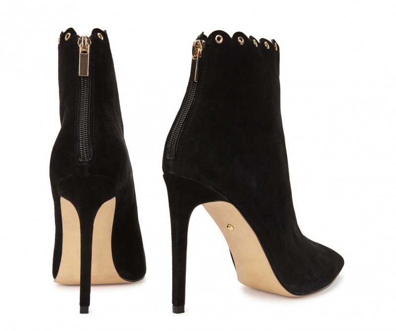 RAYE Tetra black suede ankle boots – Shoes Post