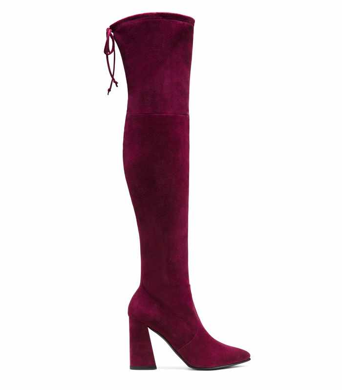 Look as good as Olivia Munn with a pair of suede knee high boots from ...