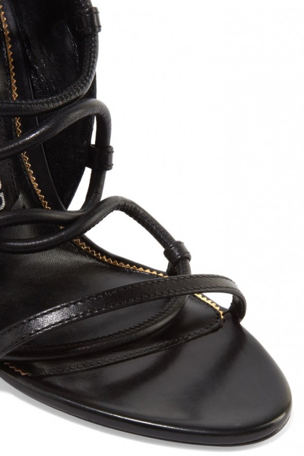 TOM FORD Embellished leather sandals – Shoes Post