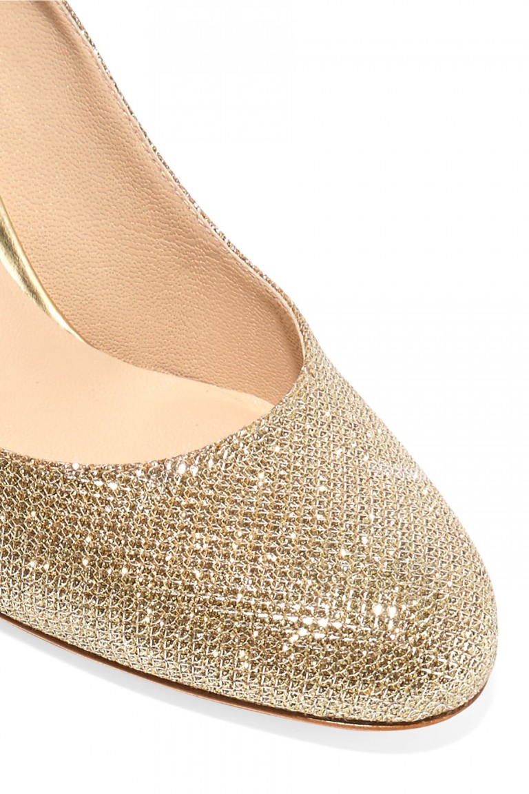 JIMMY CHOO Billie texturedlamé pumps Shoes Post