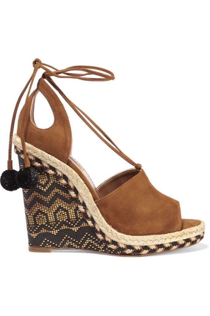 Give your look a lift in wedge espadrilles by Aquazzura – Shoes Post