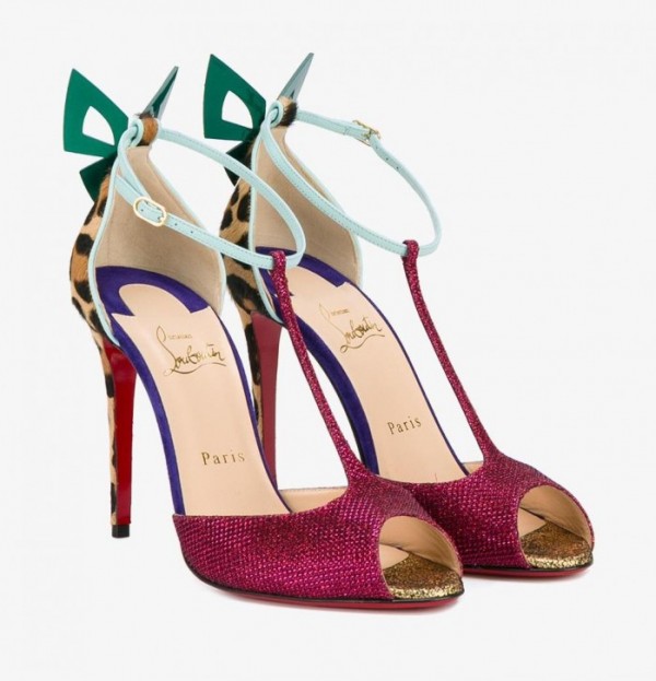 Christian Louboutin T-Bar Bow Sandals – Shoes Post