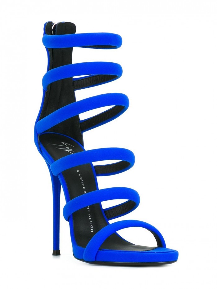 Electric blue sandals of Kelly Rohrbach – Shoes Post
