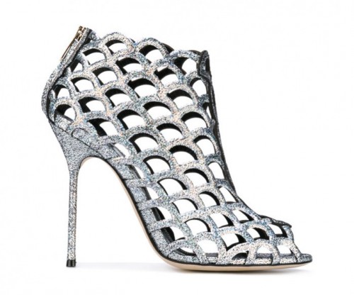 SERGIO ROSSI glitter embellished sandals – Shoes Post