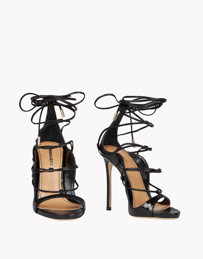 Lengthen those legs in lace up heels by Dsquared2 – Shoes Post