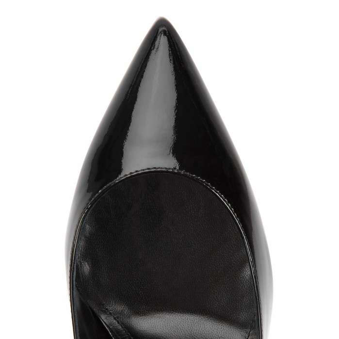 SAINT LAURENT Black patent leather pumps – Shoes Post