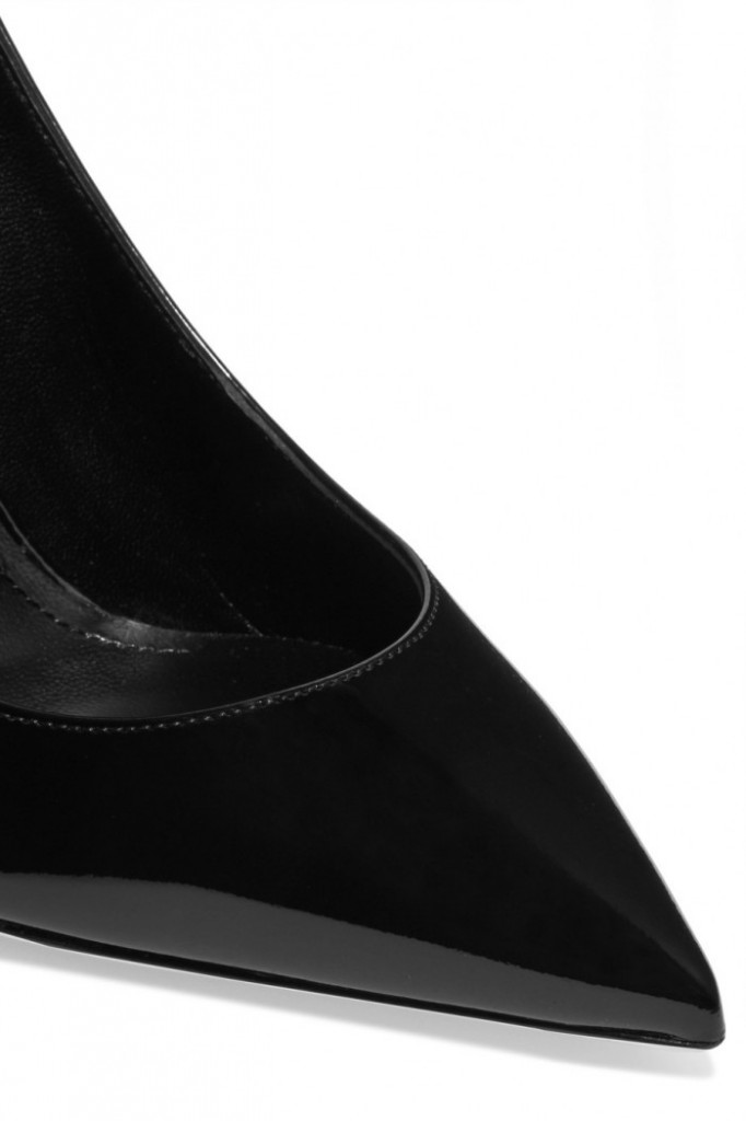 SAINT LAURENT Y patent-leather pumps – Shoes Post