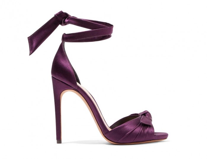 Alexandre Birman Jessica bow-embellished satin sandals – Shoes Post