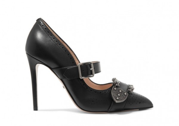 gucci mary jane heels brown