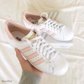 Adidas Superstar Original Fashion Sneaker, White/Pink â Shoes Post
