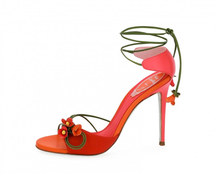 Rene Caovilla Flower Self-Tie 105mm Sandal – Shoes Post