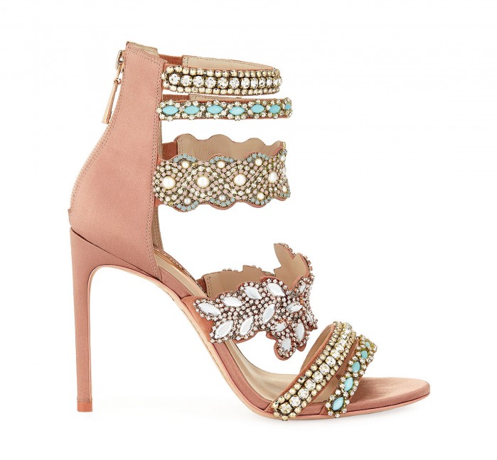 Sophia Webster Eden Crystal-Embellished Satin Sandal – Shoes Post