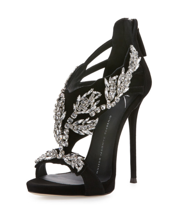 Giuseppe Zanotti Swarovski® Crystal-Embellished Cage Sandal – Shoes Post