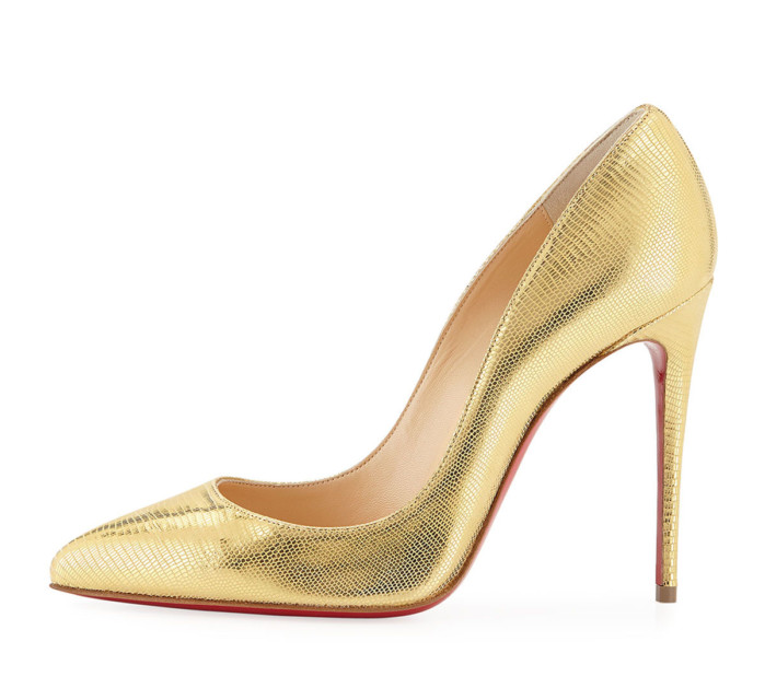 Christian Louboutin Pigalle Follies Embossed Red Sole Pump – Shoes Post