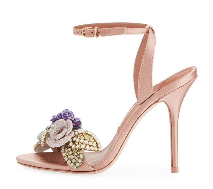 Sophia Webster Lilico Satin Glitter Sandal – Shoes Post