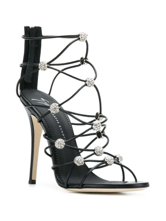 GIUSEPPE ZANOTTI DESIGN strappy crystal sandals – Shoes Post