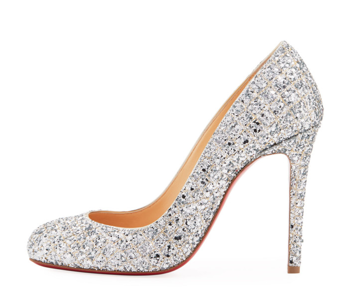 Christian Louboutin Fifille Glittered Red Sole Pump – Shoes Post