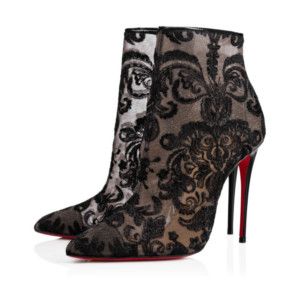 louboutin lace boots