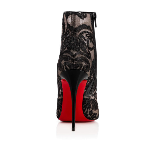 louboutin lace boots